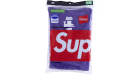 Supreme Hanes Tagless Tees (2 Pack) Purple