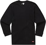 Supreme Hanes Thermal Crew (1 Pack) Red Logos - FW20 - US