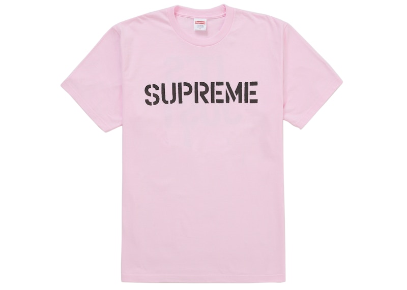 Supreme Hard Tee Light Pink
