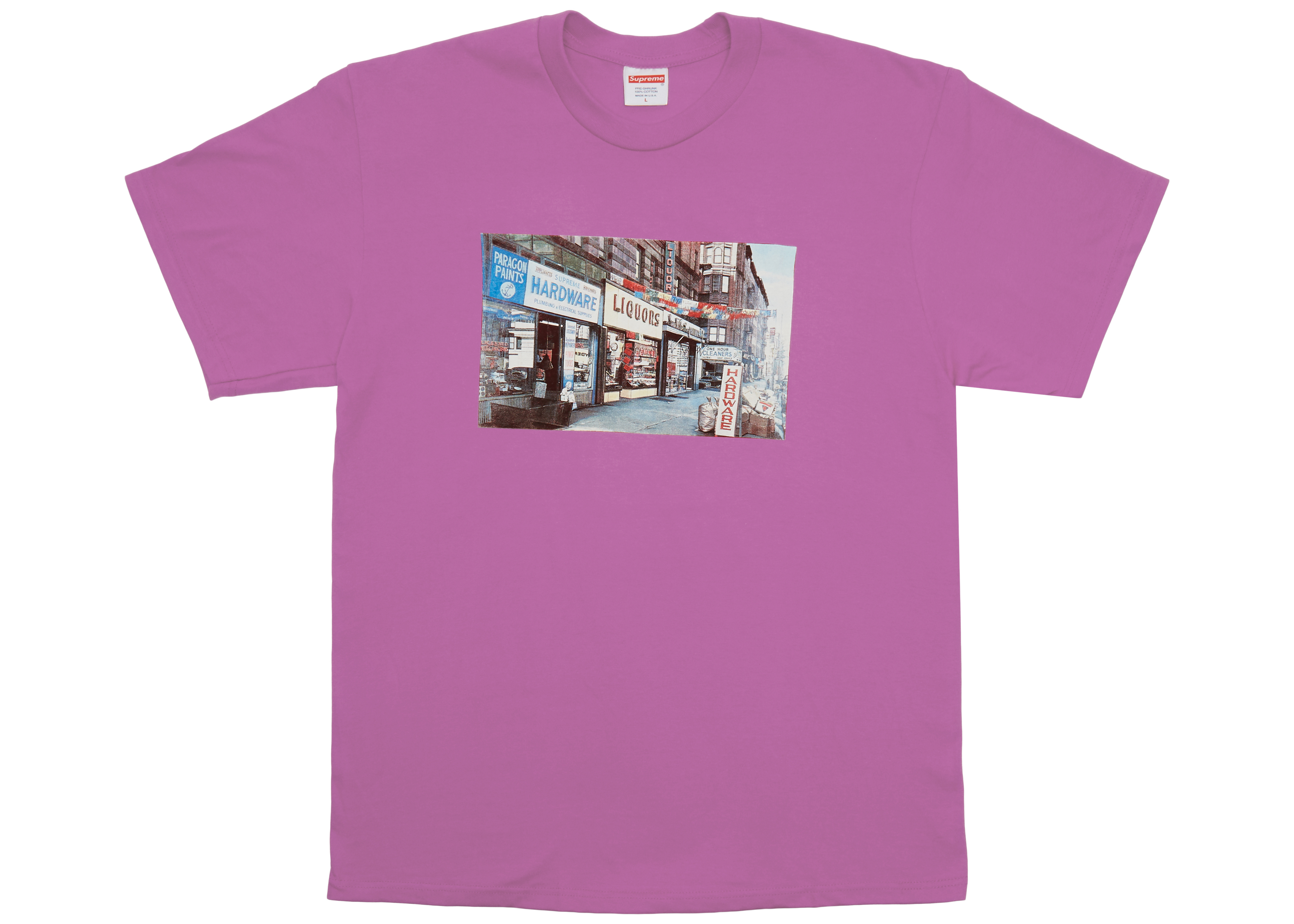 Supreme Hardware Tee Light Purple Men's - SS18 - US