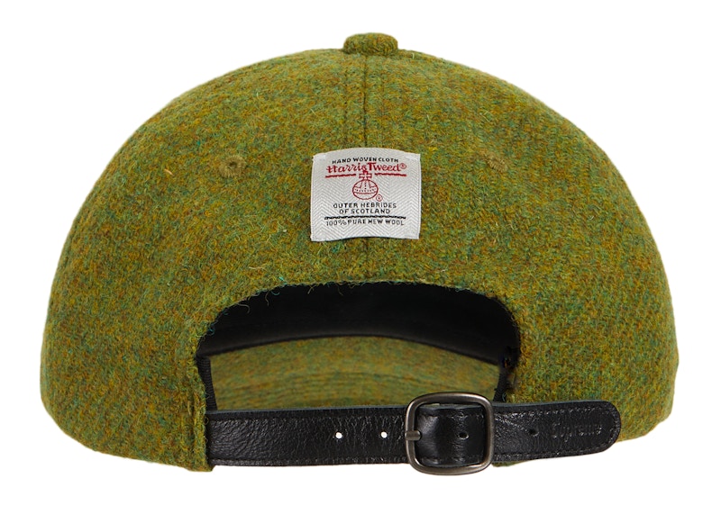 Supreme Harris Tweed Classic Logo 6-Panel Olive - FW21 - US