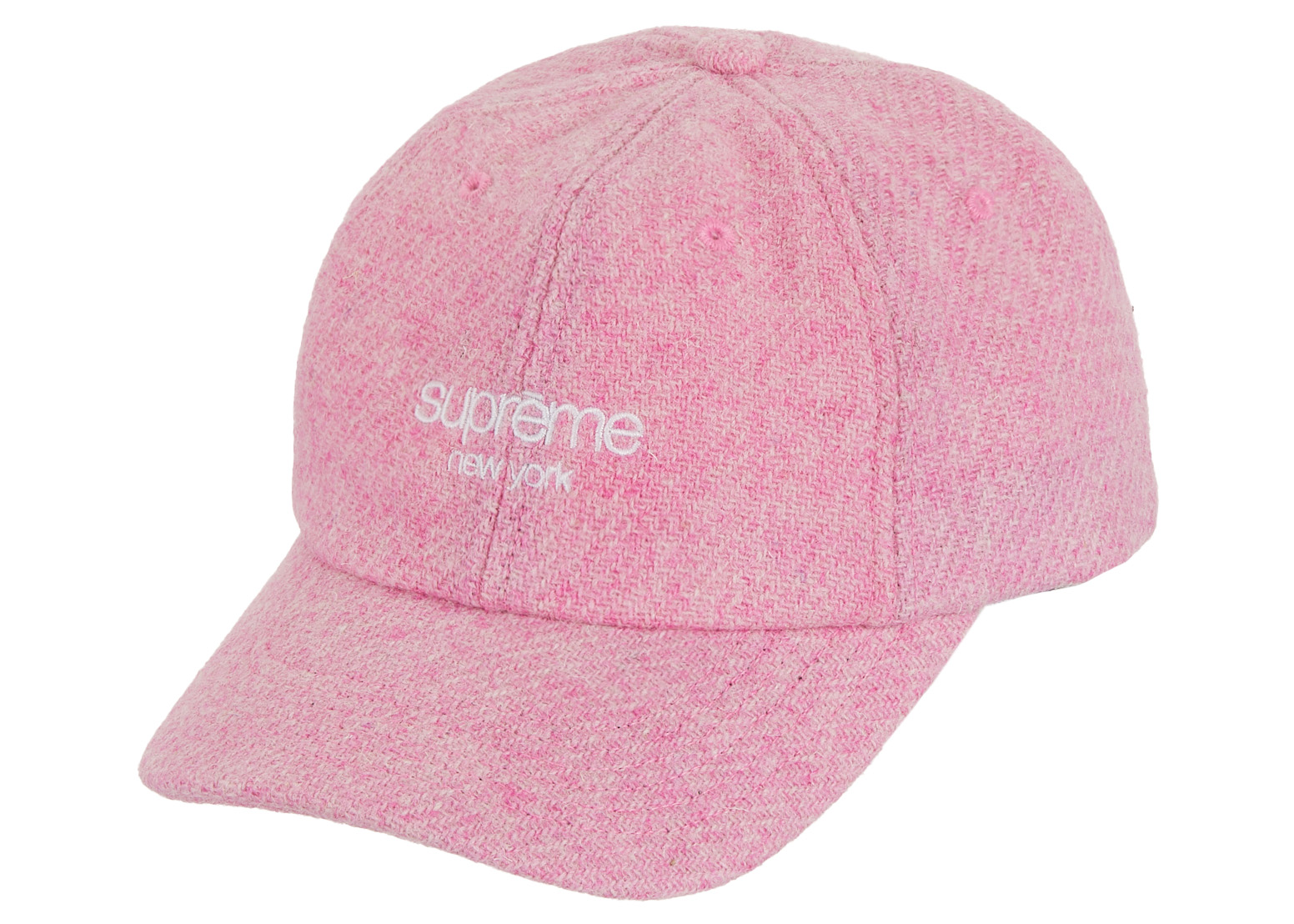 Supreme Harris Tweed Classic Logo 6-Panel Pink - FW21 - US