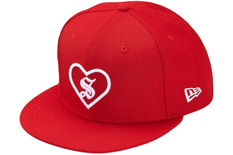 Supreme Heart New Era Red FW17 GB - Main Image