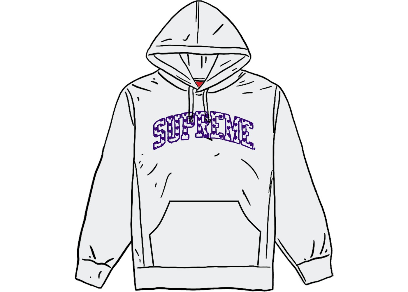 Supreme hearts arc hooded sweatshirt Outlet