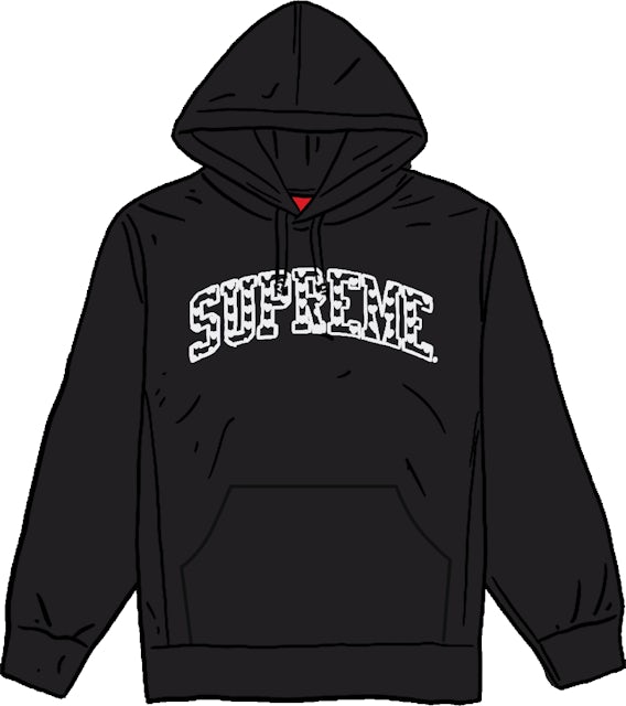 SUPREME Hearts Arc Hooded Sweatshirt