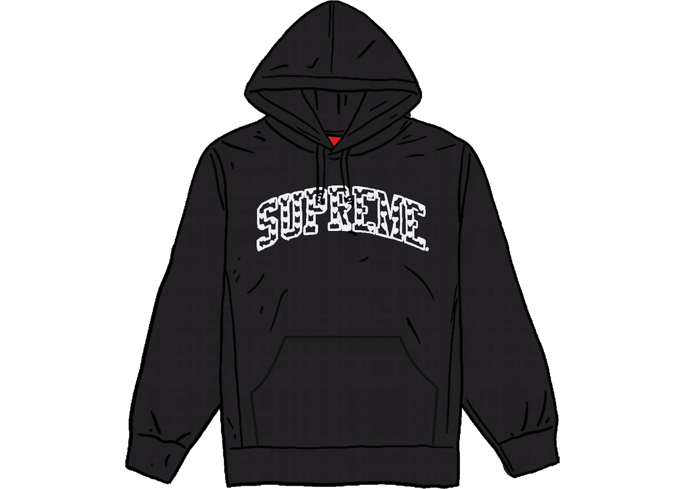 Supreme Hearts Arc Hooded Sweatshirt L | eclipseseal.com