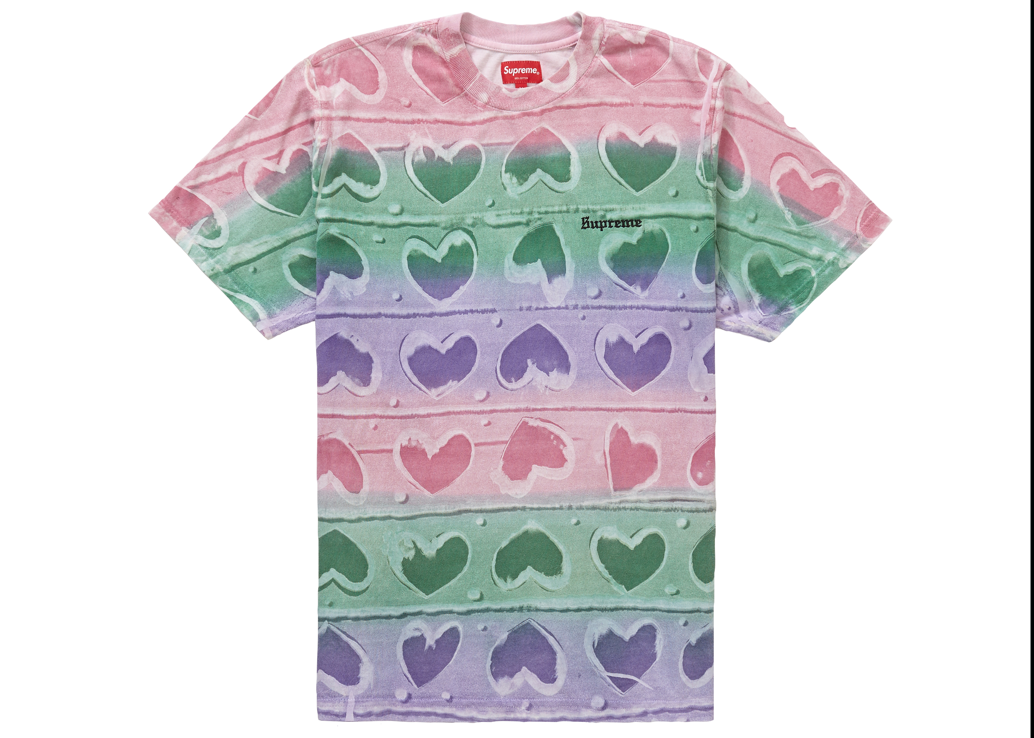 Supreme Hearts Dyed S/S Top Pink