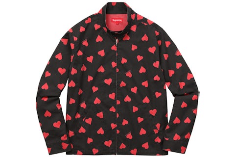 Supreme Hearts Harrington Jacket Black Men's SS17 US