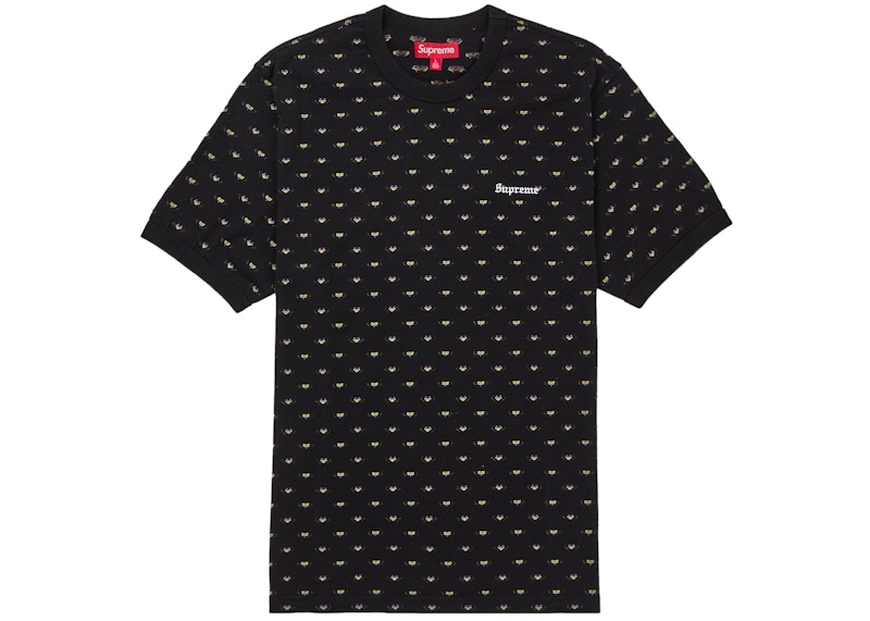Supreme Hearts Intarsia Ringer Tee Black