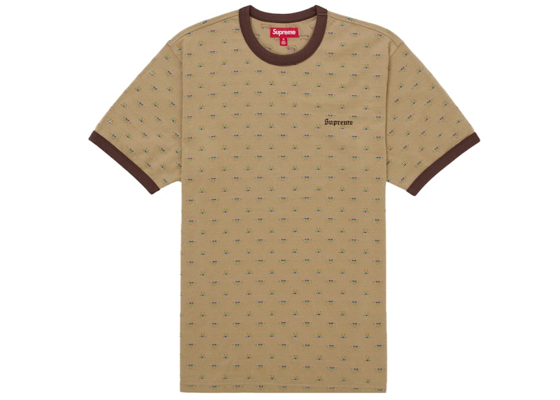 Supreme Hearts Intarsia Ringer Tee Brown