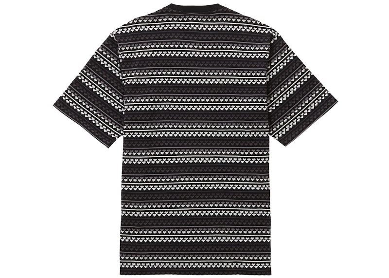 Supreme Hearts Jacquard S/S Top Black