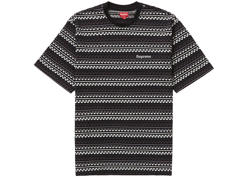 Supreme Tray Jacquard S/S Shirt Black Men's - SS24 - GB