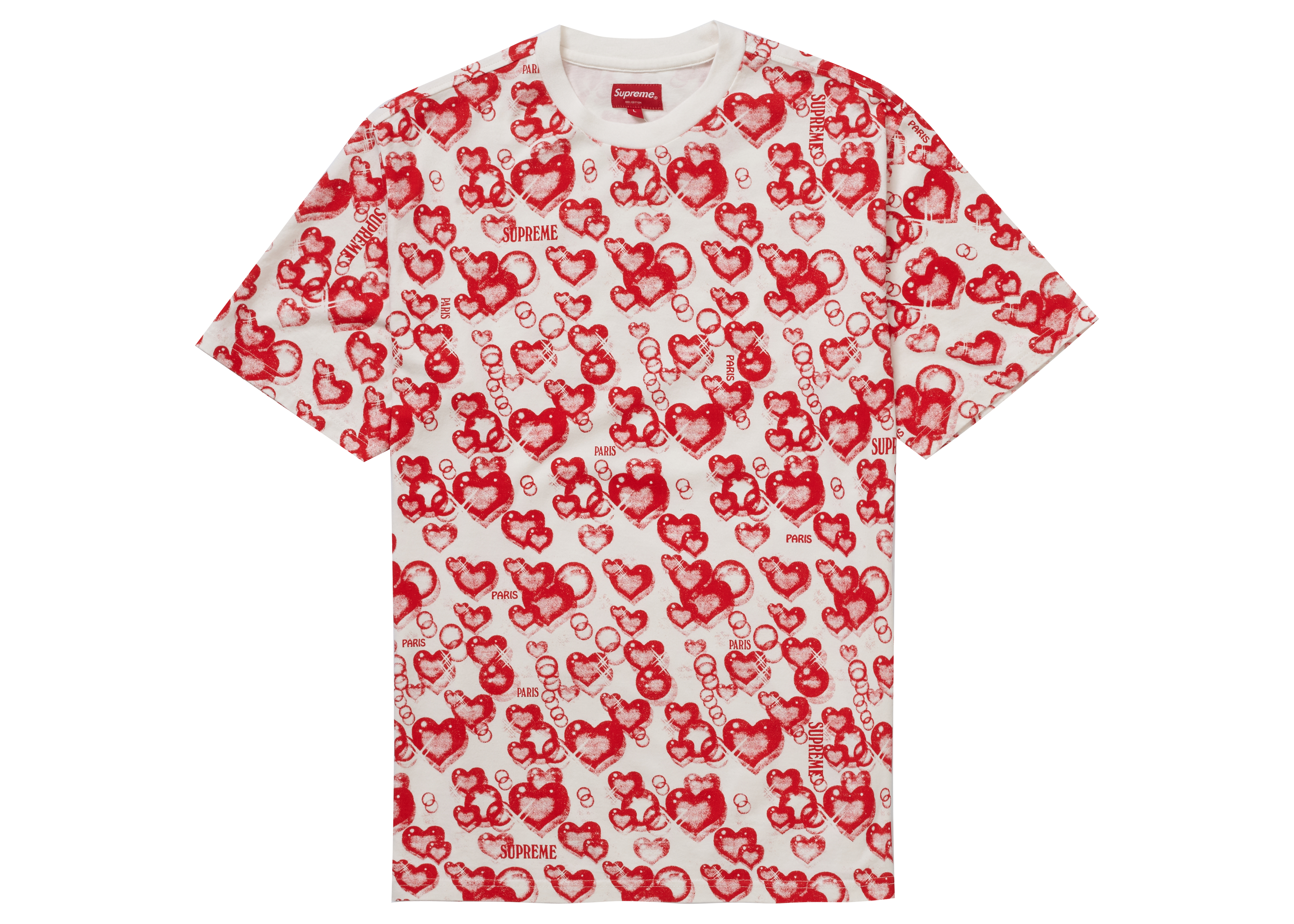 Supreme Hearts S S Top Tシャツ | challengesnews.com