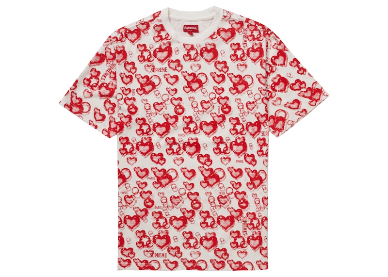 【定番新品】supreme Hearts S/S Top Large Tシャツ/カットソー(半袖/袖なし)