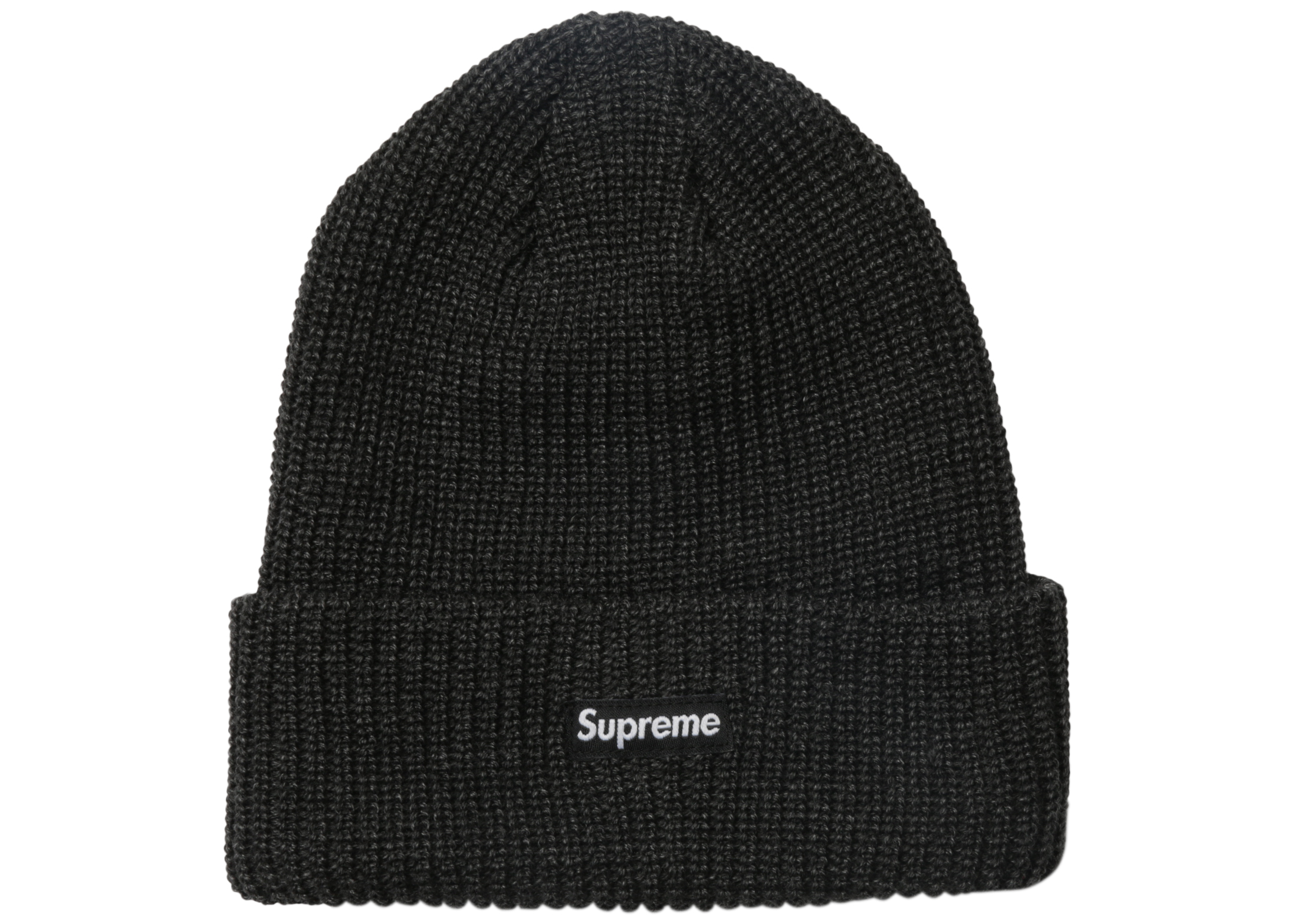 Supreme Loose Gauge Beanie Black - Permanent Collection - GB
