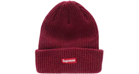 Supreme Heathered Loose Gauge Beanie FW 2016 Hth Red Red