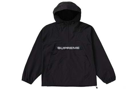 Supreme Heavy Nylon Anorak Black Men's FW19 GB - Main Image