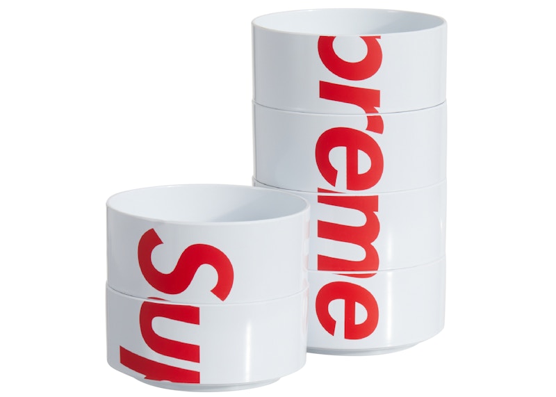 Supreme Heller Bowls (Set of 6) White - SS23 - US