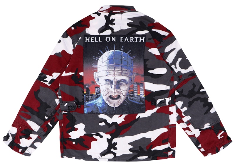 Supreme Hellraiser BDU Shirt Red Camo Men's - SS18 - US