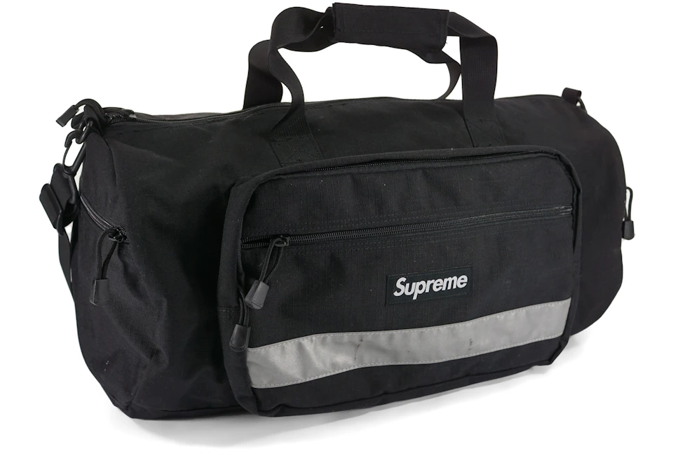 Supreme Hi Vis Duffle Bag Black Fw14