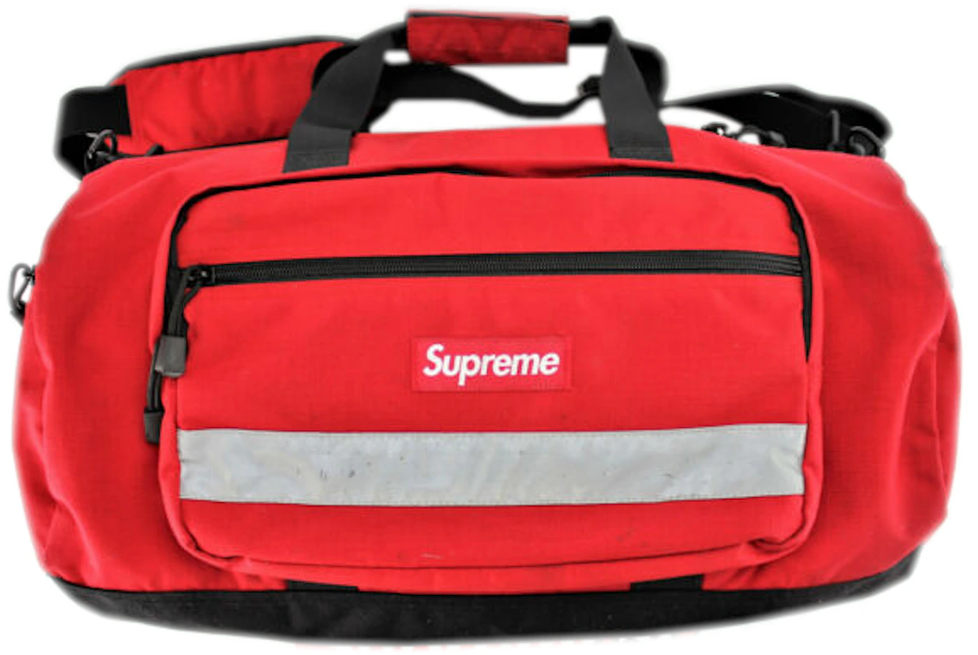 Supreme Hi Vis Duffle Bag Red - FW14 - US