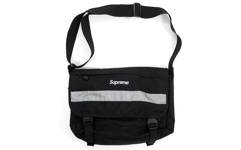 Supreme Hi Vis Messenger Bag Black - FW14 - US