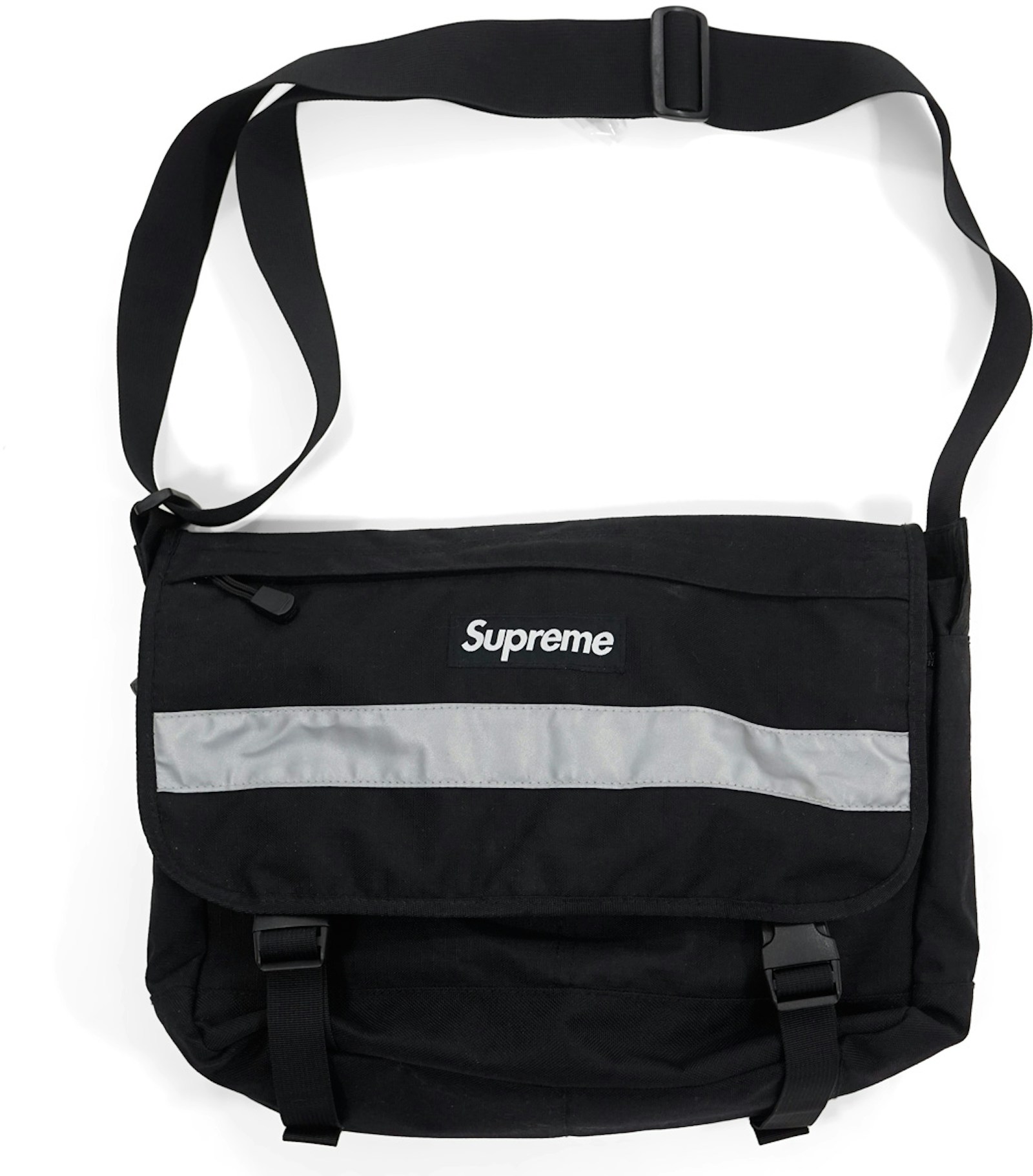 Supreme Hi Vis Messenger Bag Black - FW14