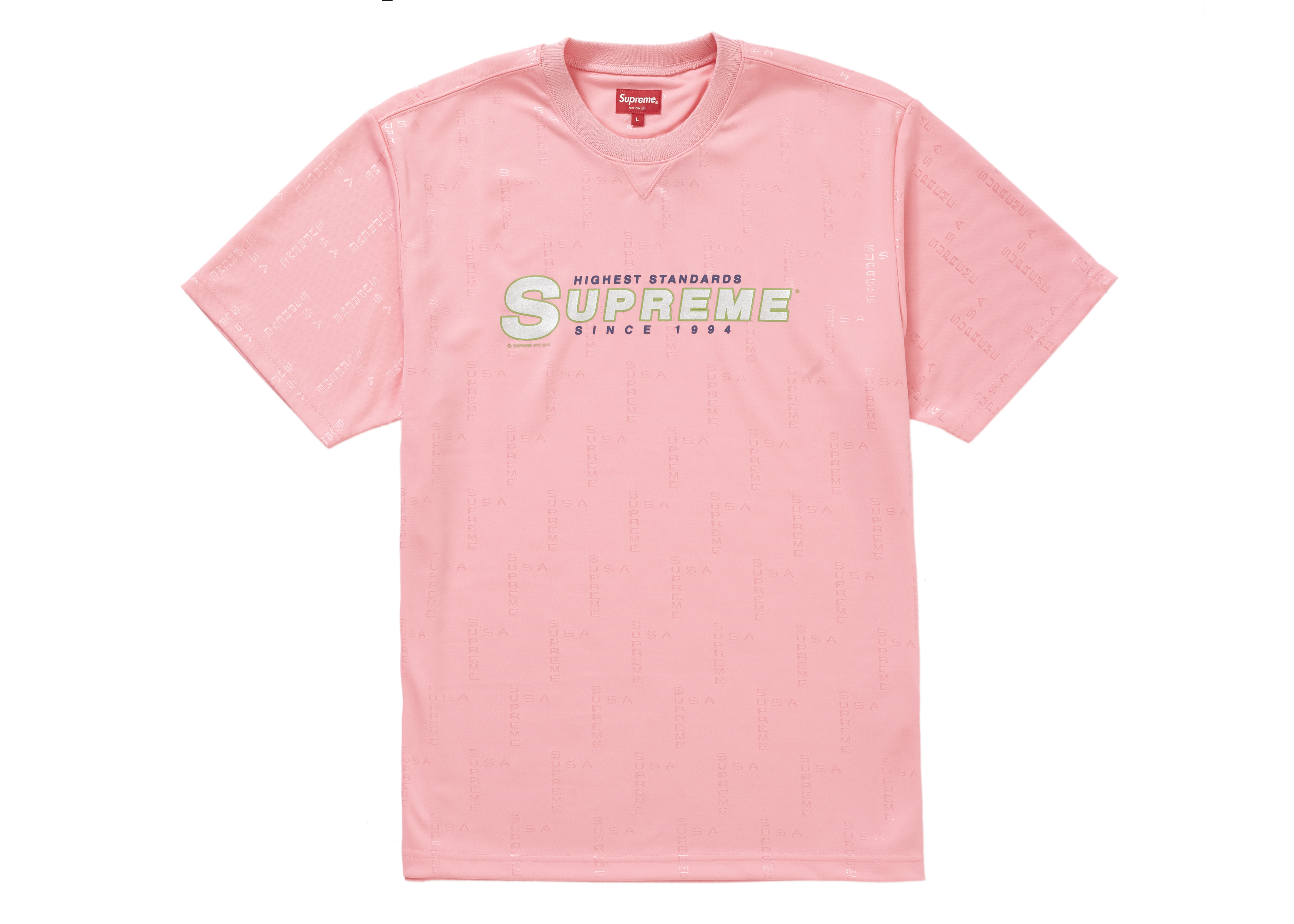 Supreme Highest Standards Athletic S/S Top Pink Men's - SS19 - US