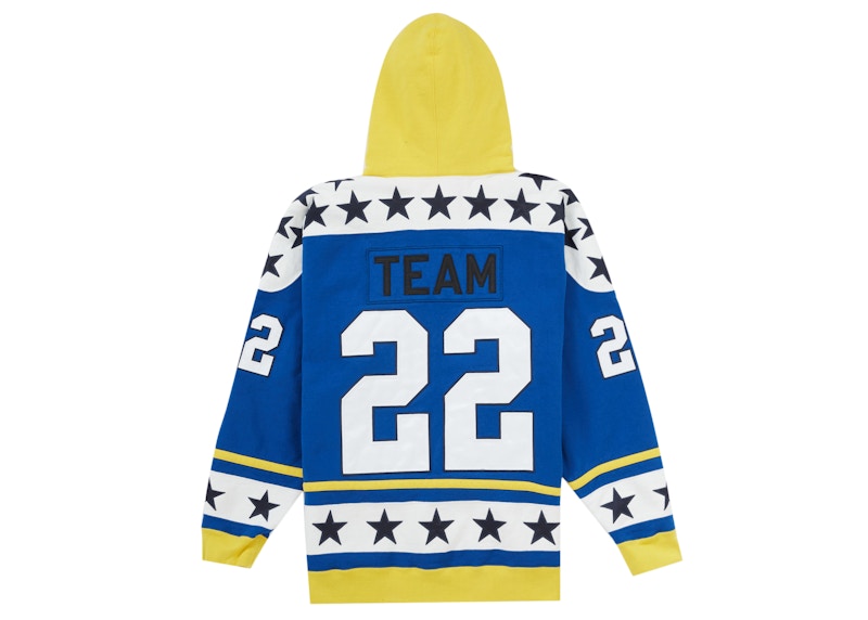 Supreme Hockey Hooded Sweatshirt (FW22) Royal