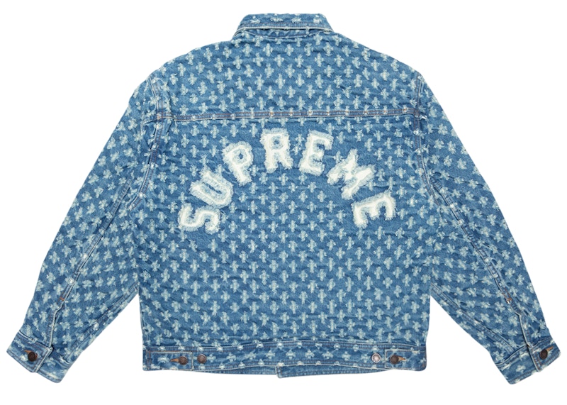 blue supreme jacket