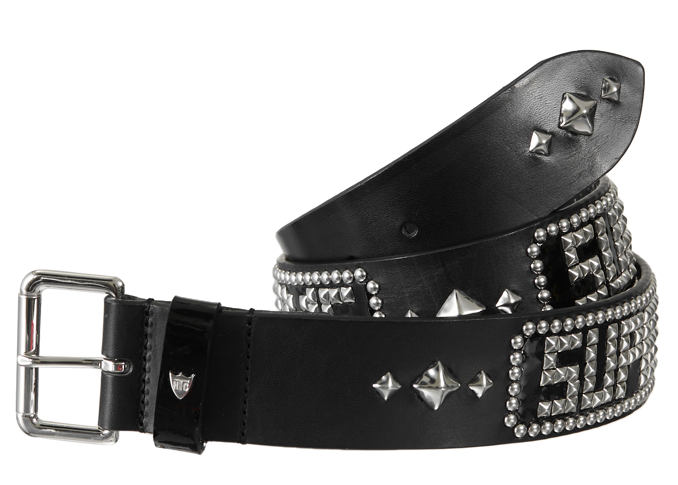 L/XL Supreme Studded Logo Belt Black-