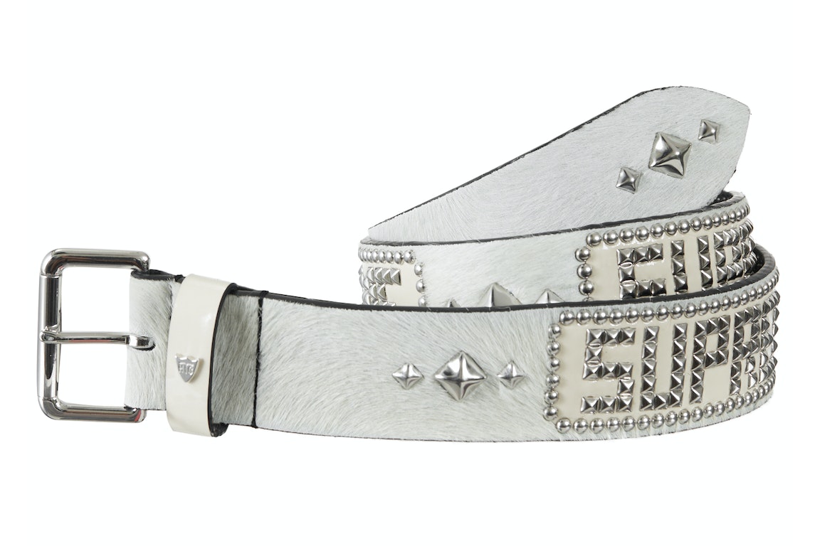 Pre-owned Supreme Hollywood Trading Company Studded Belt Cow