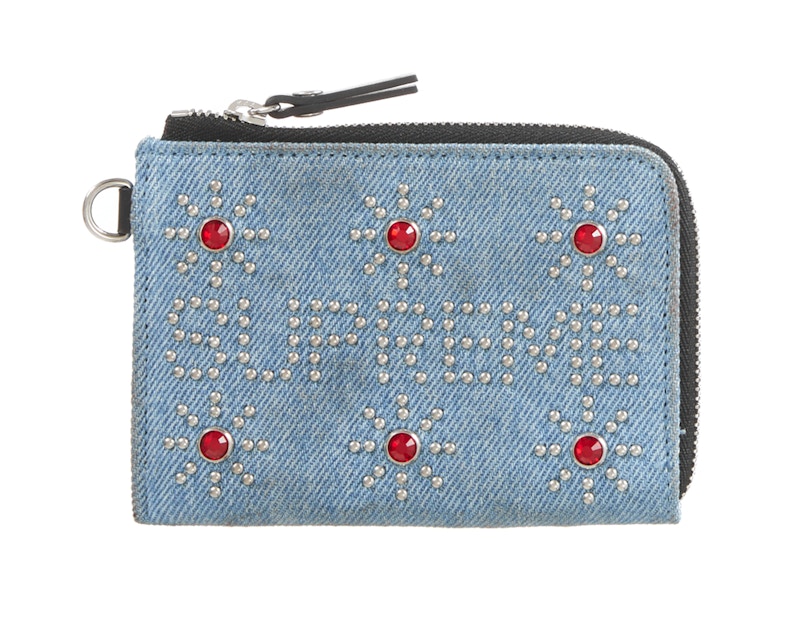 Supreme Hollywood Trading Company Studded Wallet Denim - SS23