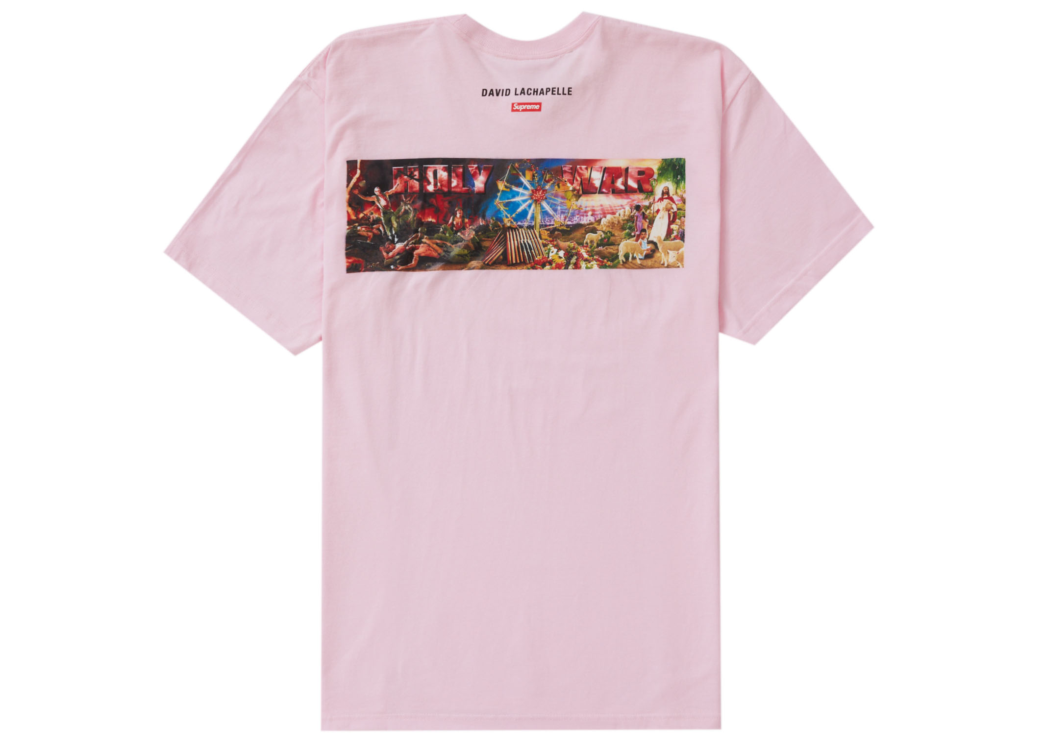 Supreme Holy War Tee Light Pink Men's - FW23 - US