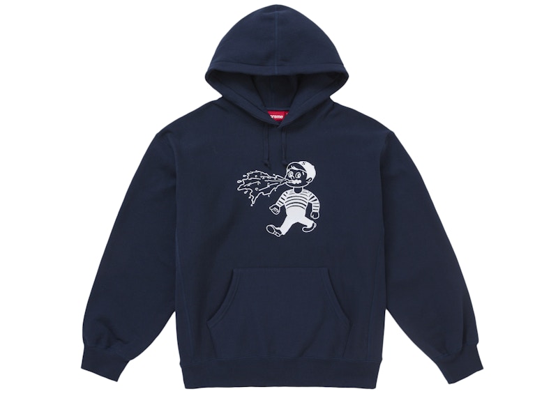 【Supreme x run】Hooded Sweatshirt★Navy★25SS★ Supreme Homerun Hooded Sweatshirt Navy Men's - SS25 - US