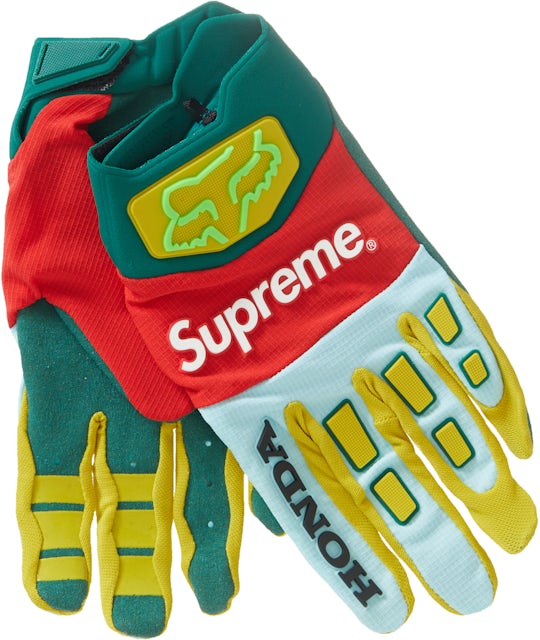 Supreme x Honda x Fox Racing Gloves Moss (FW19)