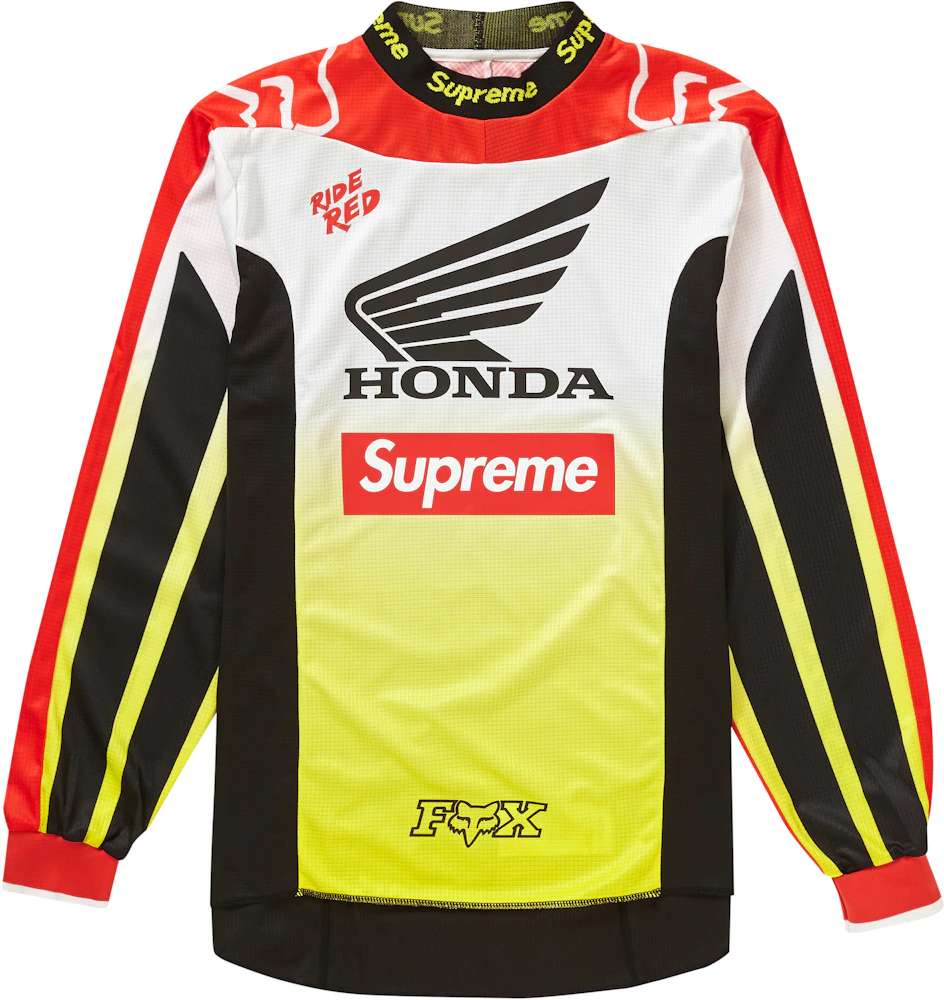 Supreme Honda Fox Racing Moto Jersey Top Red