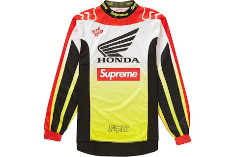 Supreme Honda Fox Racing Moto Jersey Top Red Men's FW19 US