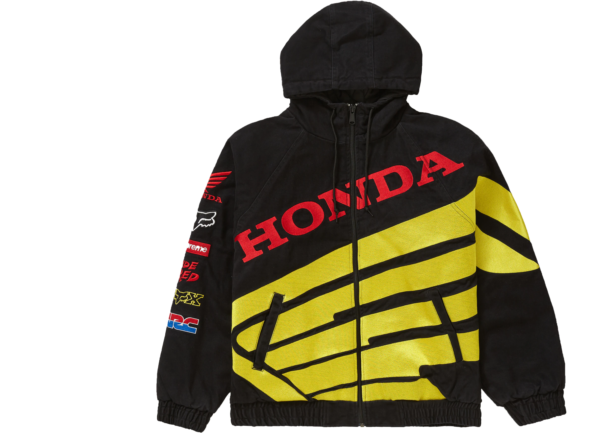 Supreme Honda Fox Racing Puffy Up Jacket Black - FW19 - US