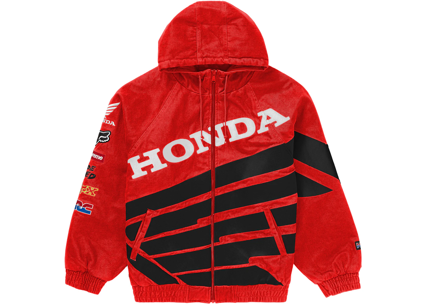 Honda Fox Womens Jacket Supreme Honda Fox Racing Puffy Zip Up