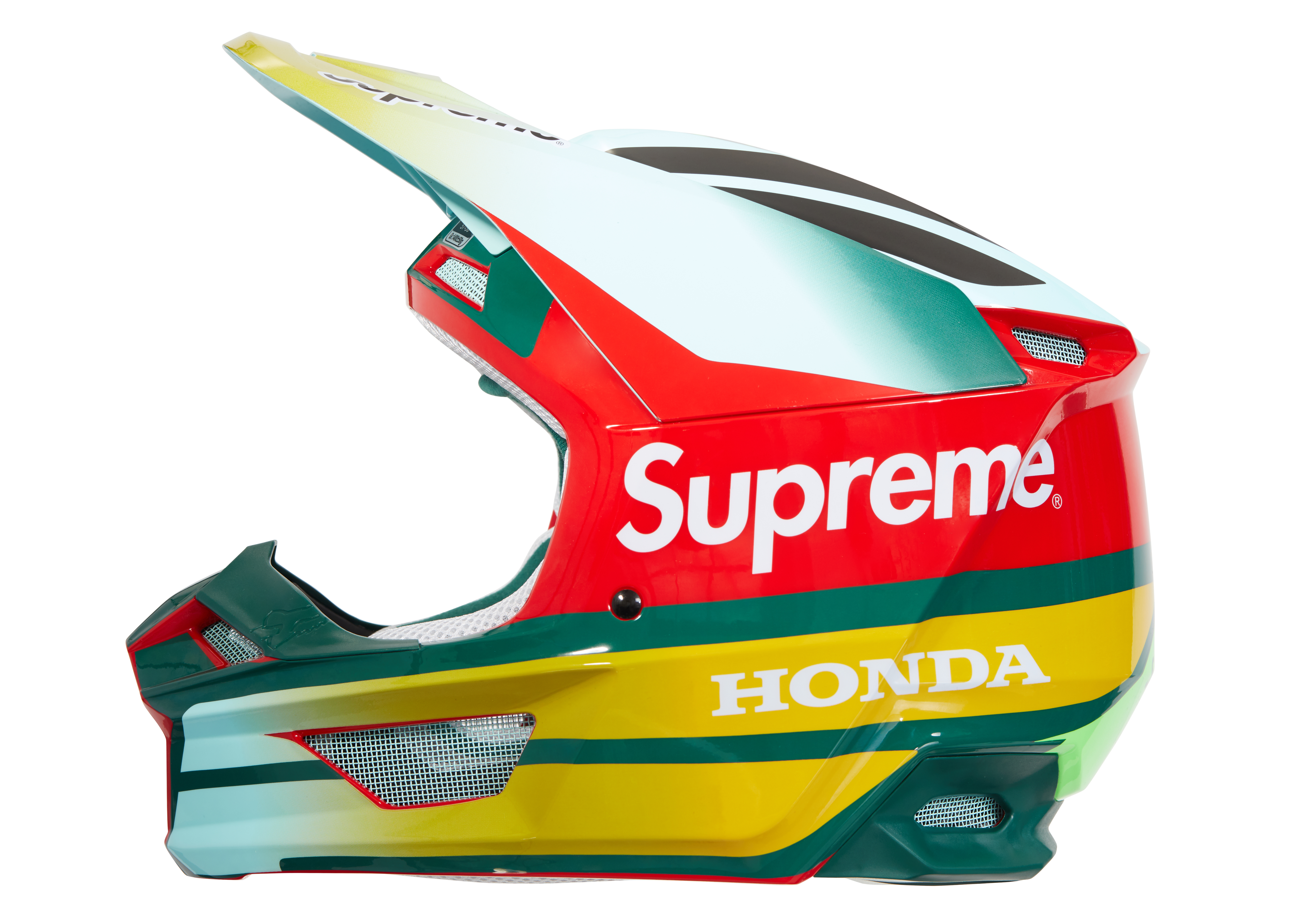 Supreme Honda Fox Racing V1 Helmet Moss - FW19 - US