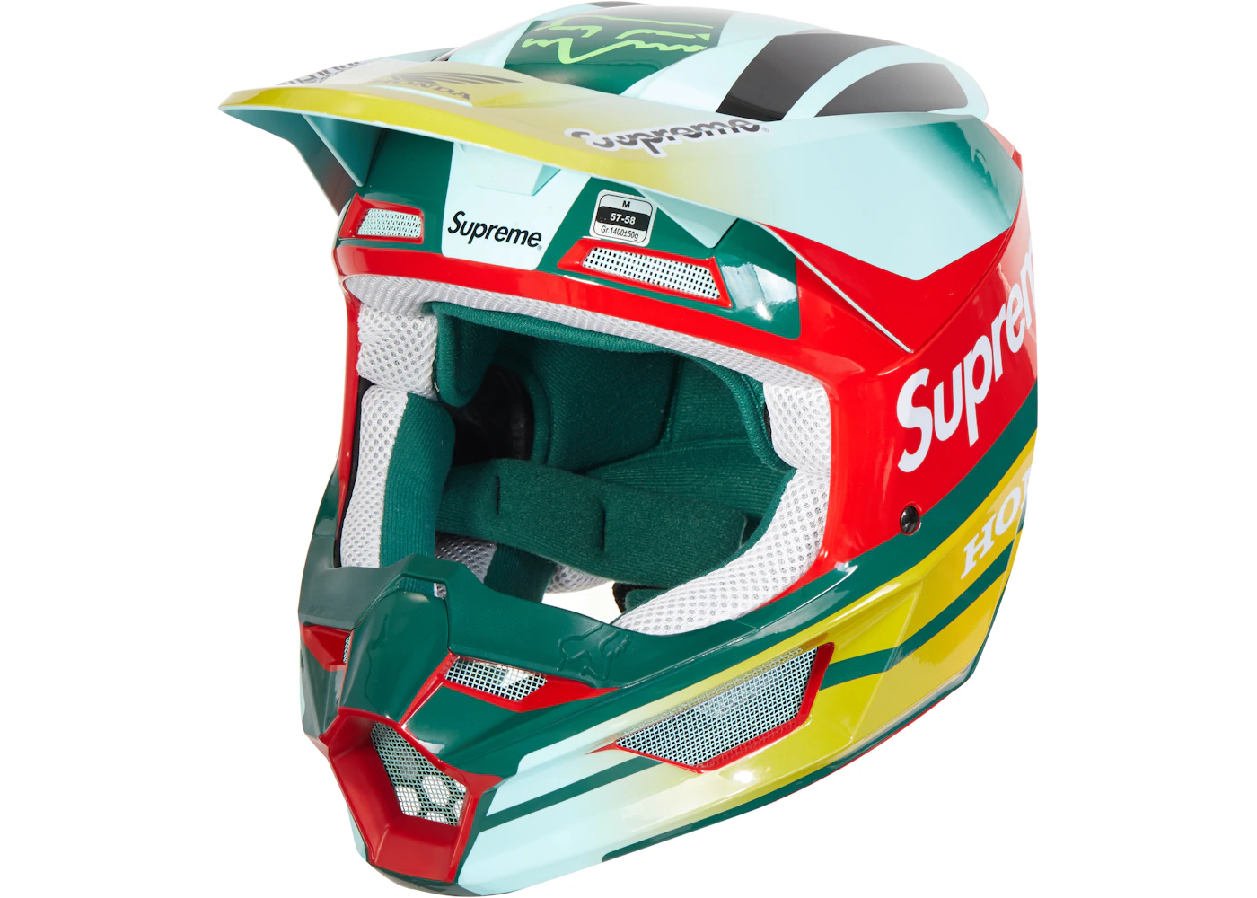 Supreme Honda Fox Racing V1 Helmet Moss FW19 US