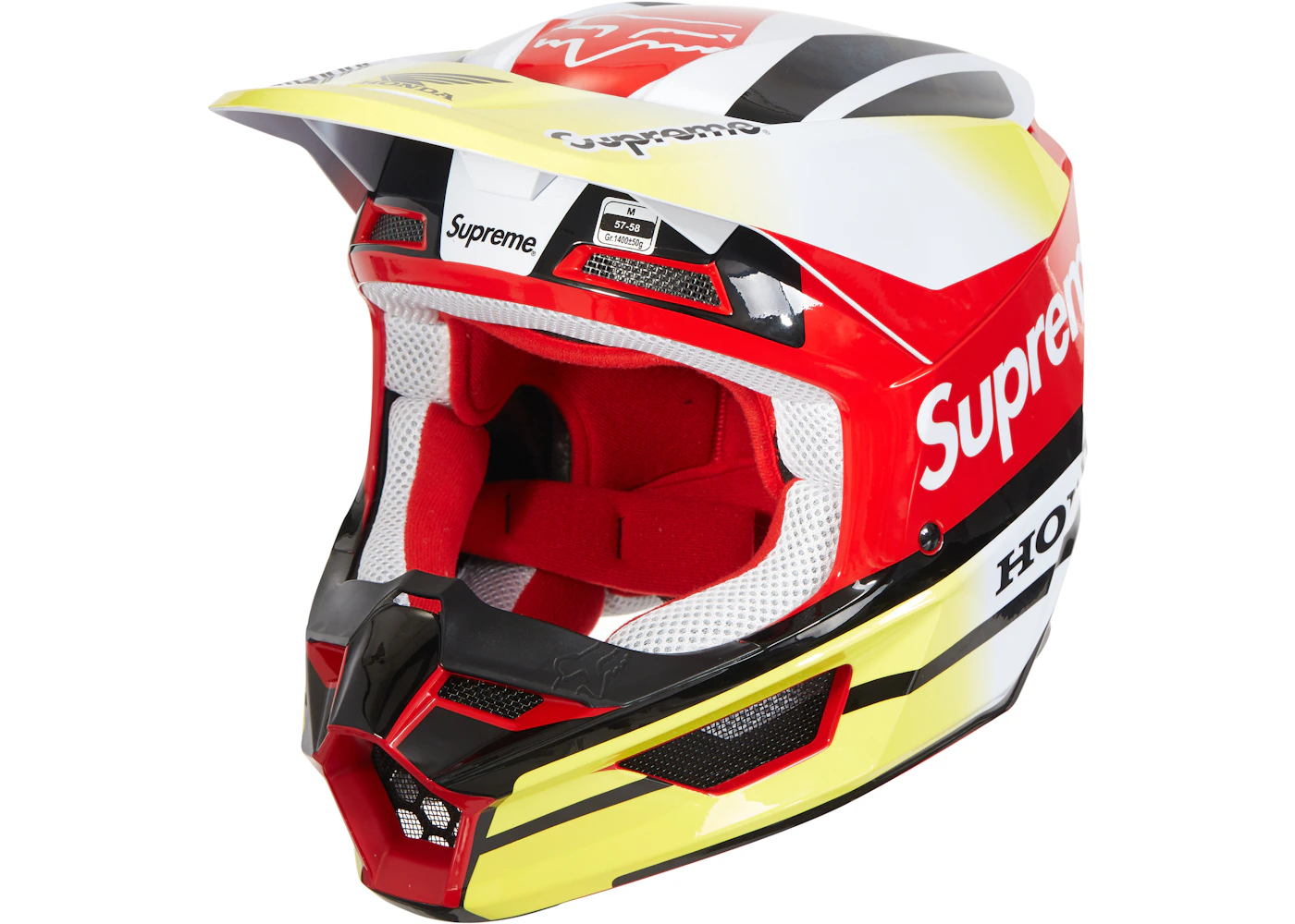 Supreme Honda Fox Racing V1 Helmet Red FW19 US - Main Image