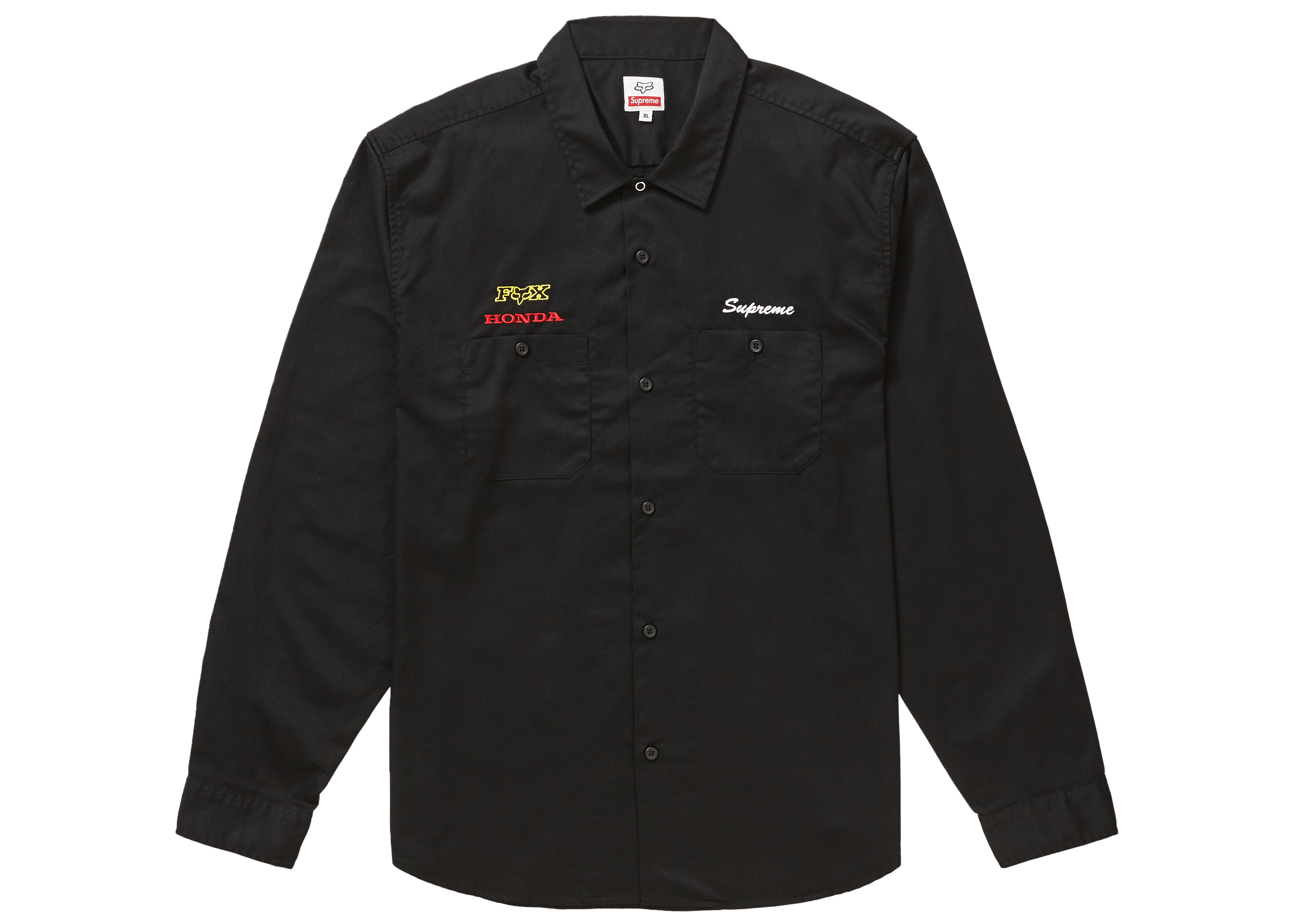 Supreme Honda Fox Racing Work Shirt Black
