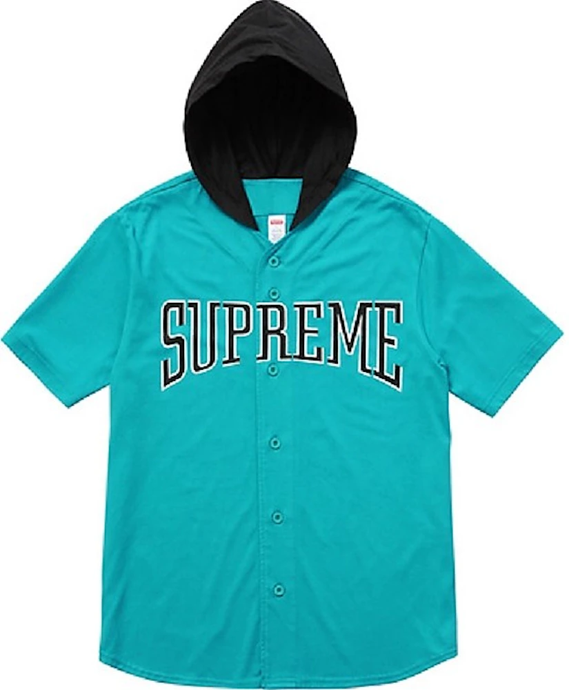 Supreme Baseball Jersey Hooded Sweatshirt Brown for Women