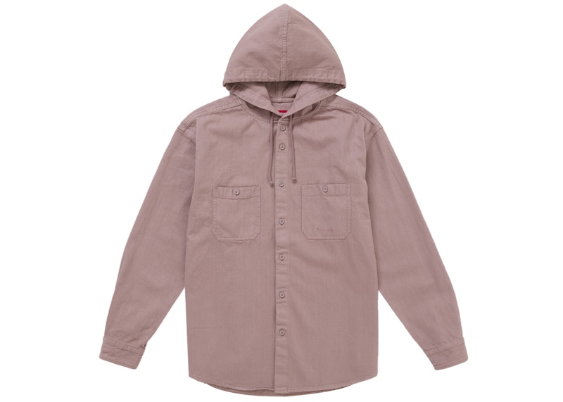 supreme25ssTシャツXXL Supreme Hooded Denim Shirt Pink Men's - SS25 - US