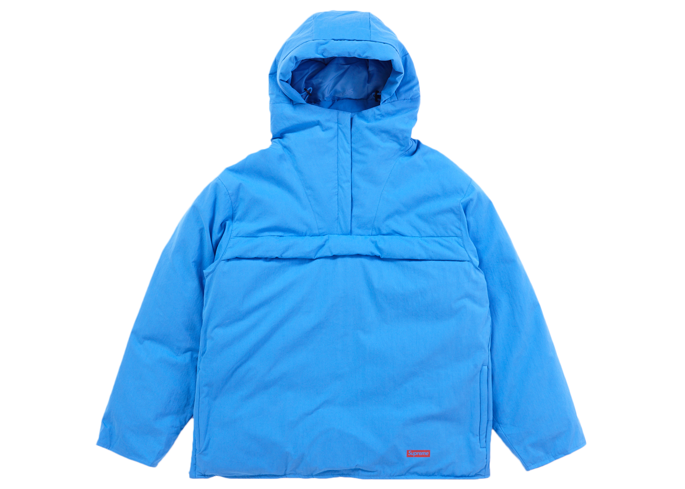 Supreme Hooded Down Pullover Bright Blue Men's - SS22 - GB
