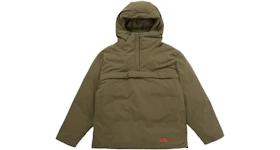 Supreme Hooded Down Pullover Olive