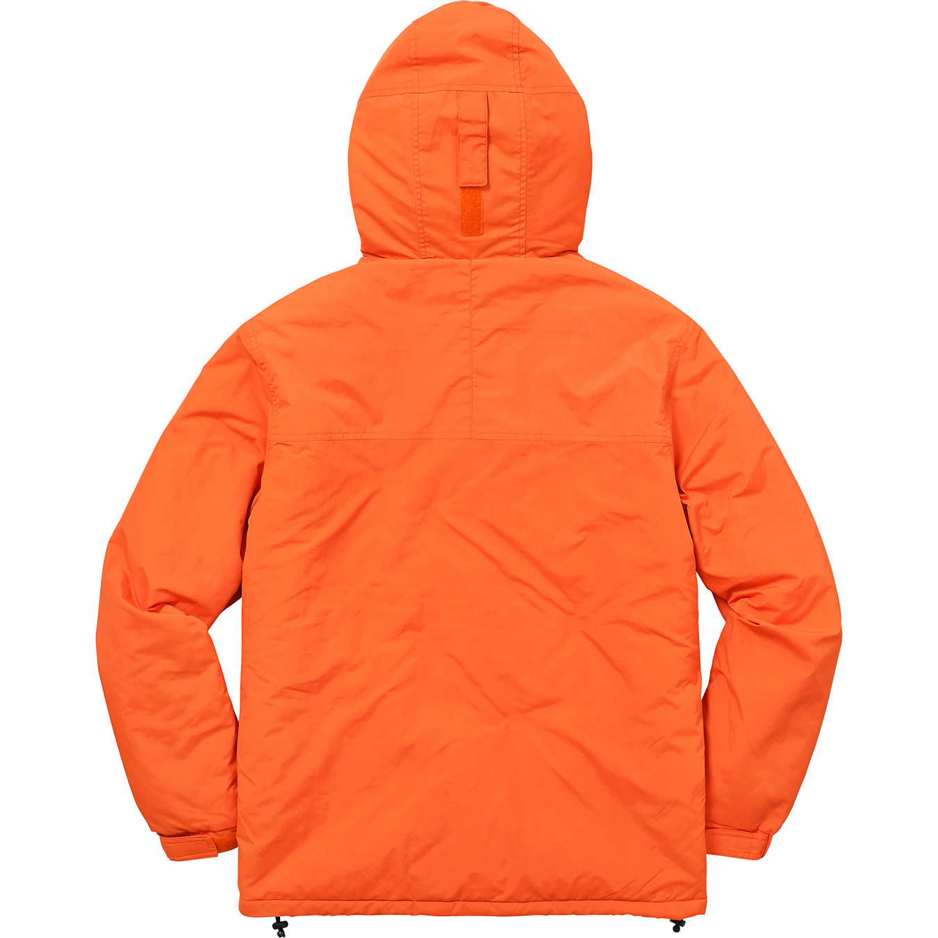 Supreme Hooded Logo Half Zip Pullover Orange Men's - FW17 - US