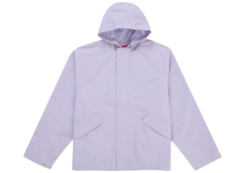 Supreme Hooded Raglan Jacket Lilac Men's - SS26 - GB